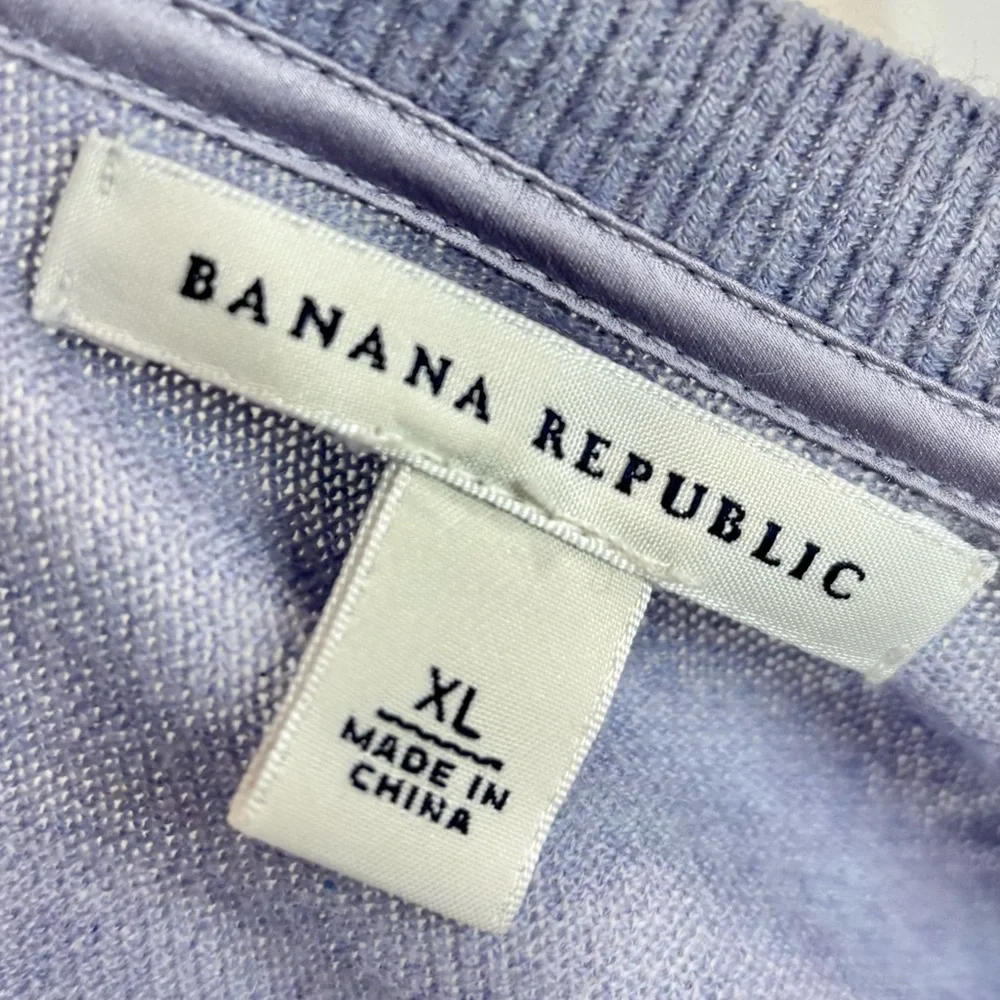Banana Republic lilac cashmere blend cardigan - Picture 6 of 7